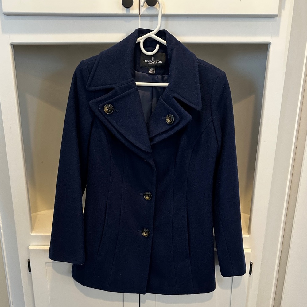 London Fog Wool Navy Jacket